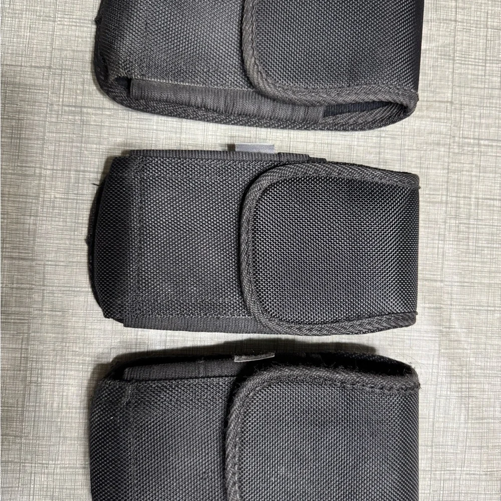 Black Agoz; Cobra scanner belt holsters; Set of three(3)